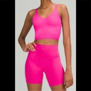 Lululemon NWT Align Sonic Pink tank top sz 14